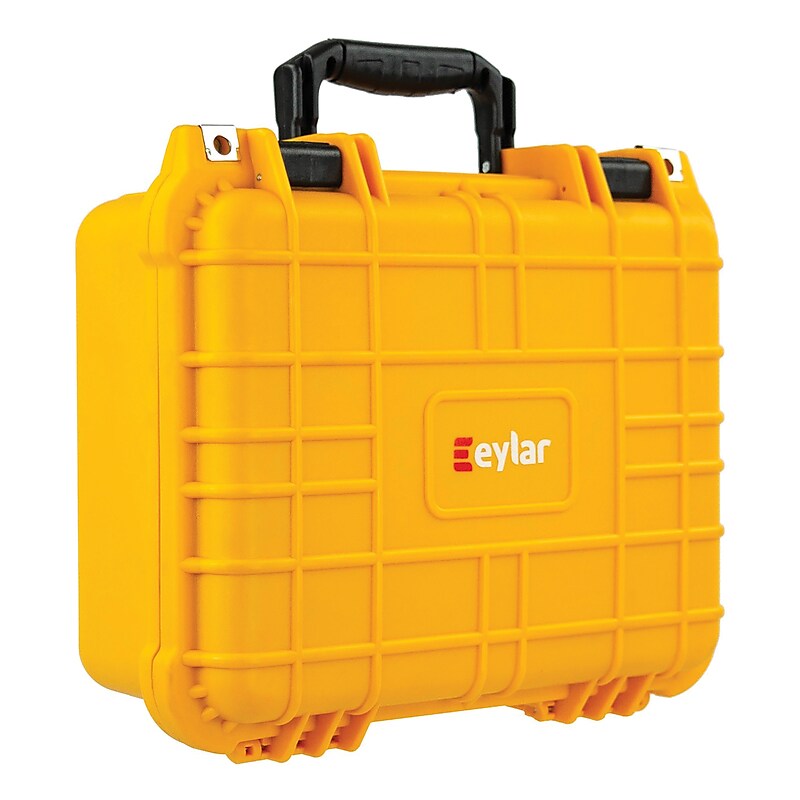 Eylar Standard Waterproof & Shockproof Hard Case with Foam Insert for Gear, Yellow (SA00001-YLW) image 1