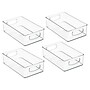 iDESIGN Small Stackable Plastic Storage Bin, Clear (29408M4)~#|#~E3EE20A8-F83E-44E9-A54E32A712908134_sc7
