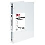 JAM Paper 1/2" 3-Ring Flexible Poly Binder, Clear (PB75237CL)~#|#~E3F06E7F-0EB2-49E3-A08B1F327DC130D8_sc7