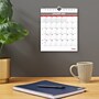 2027 Staples 6.5" x 7.5" Monthly Wall Calendar, White/Red/Gray (ST53923-27)~#|#~E3F40951-C744-4431-BB23A7758BE44166_sc7