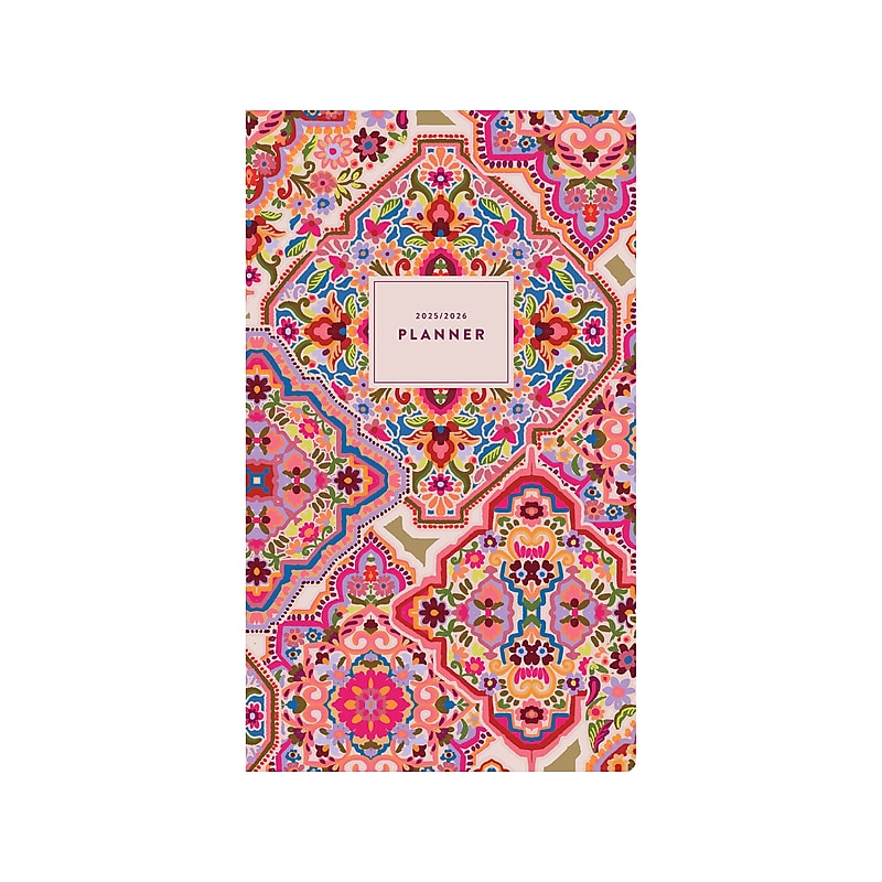 2025-2026 Blue Sky Amalia 3.63" x 6.13" Monthly Planner, Plastic Cover, Multicolor (149106) image 1