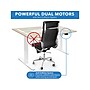 Mount-It! 55"W Electric Rectangular Adjustable Standing Desk, Maple/White (MI-18097)~#|#~E3FCA771-D52B-41CB-B243033A6FC12CE2_sc7