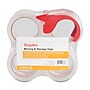Staples Packing Tape with Dispenser, 1.88"W x 54.6 yds., Clear, 4/Pack (52529/31687)~#|#~E402BDC1-7880-46B5-A2FE214626A73216_sc7