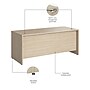 Bush Business Furniture Studio C 72"W Office Desk, Natural Elm (SCD272NE)~#|#~E4038EF7-9B2C-409D-98F7D2AF3AF77663_sc7