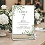 Excello Brands 8.5" x 11" Sign Holder, Acrylic, Clear/Silver Trim(SGNH-ST-85X11)~#|#~E4064B94-7285-41FB-97DBDAFBCB186CC0_sc7