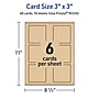 Avery Matte General Use Blank Cards, Kraft Brown, 60/Pack (95335)~#|#~E40F09EE-D580-4CD2-BC81611E4D22372D_sc7