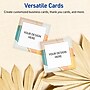 Avery Square Integrated Cards, Matte White, 100/Pack (19479371091)~#|#~E40FF186-B8AB-4130-AA39BE8816CE31AD_sc7