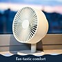 Windmill Oscillating Desk Fan, 5-Speed, Butter (WMFC07W3)~#|#~E414AABD-259B-477C-813B8587858B2306_sc7