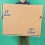 Flipside E-Flute Poster Board, 40" x 32", Corrugated, Brown, 25/Carton (32404-25)~#|#~E415150D-AB7E-44A6-9EF919DCE0D5414E_sc7