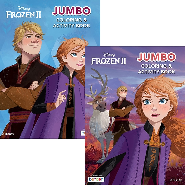 bendon Frozen 2 Jumbo Coloring & Activity Book (45829) | Staples