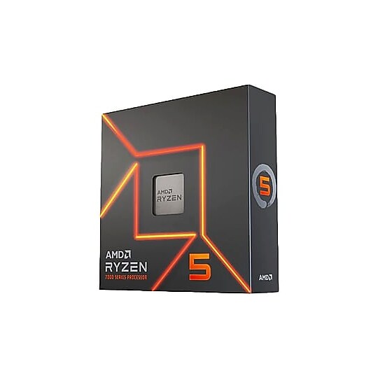 AMD Ryzen 5 7600X 6-Core 4.7 GHz Computer Processor, Socket AM5 (100-100000593WOF) at Staples