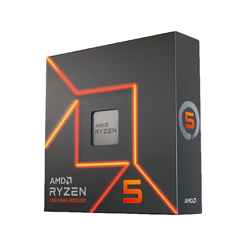 AMD Ryzen 5 7600X 6-Core 5.3Ghz Computer Processor, Socket AM5 (100-100000593WOF) image 1