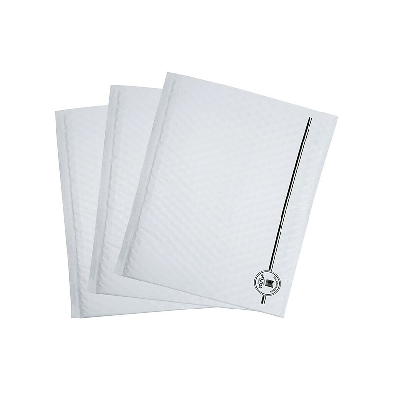 Scotch Gusseted Bubble Mailer, 8.5 in x 11.5 in, 3 pack (8914G-3) image 1