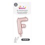Party City (Air-Filled) 16" "F" Foil Balloon, Dusty Rose (AM 1 100073-92)~#|#~E4202705-2B18-4CD6-8D4D4BAC02263BC7_sc7