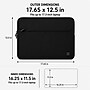 Vangoddy 17" Laptop Sleeve, Black (NBKLEA252)~#|#~E42130B4-A02E-48C5-A57FB3433E42A7C1_sc7