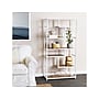 Household Essentials Jamestown 65" 6-Shelf Bookcase, Coastal Oak/White Laminate/Steel (8220-1)~#|#~E421F6B0-9022-46FD-89375366A18D173D_sc7