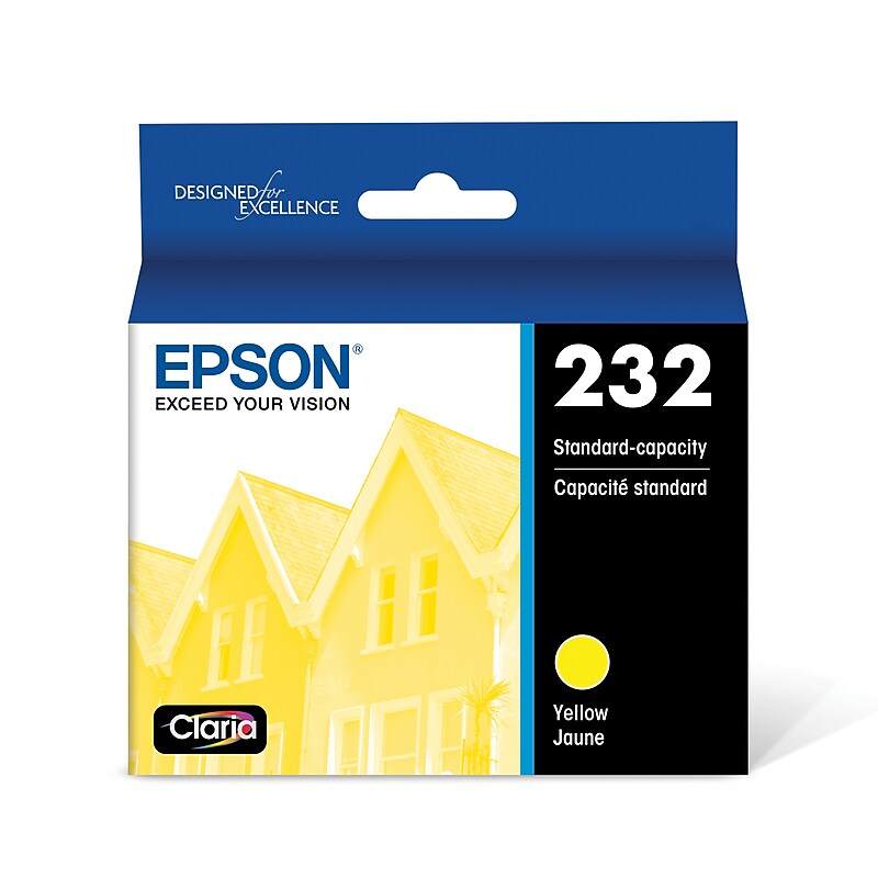 Epson 232 Yellow Standard Yield Ink Cartridge (T232420-S) image 1