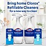 Clorox Multi-Purpose Cleaning Spray System Starter Kit, 1 Spray Bottle and 1 Refill, Crisp Lemon, 1.13 fl. oz. (60160)~#|#~E436506E-E646-44B4-A85B1ABEF156A7F7_sc7