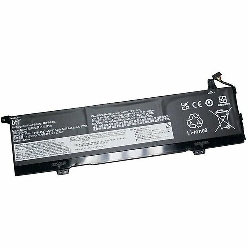 BTI Lithium-Ion Laptop Battery for Lenovo Yoga 730-13IKB, 730-15IWL (L17C3PE0-BTI) image 1