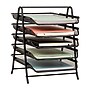 Mind Reader 5-Tier Stackable Paper Desk Tray Organizer, Metal, Black (5TPAPER-BLK)~#|#~E43A6909-B02C-4AC0-8B3325A7FD6F1027_sc7