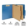 Staples Moisture Resistant Classification Folder, 2-Dividers, 2.5" Expansion, Letter Size, Dark Blue, 10/Box (TR614641)~#|#~E43C1062-BC95-430B-823A0C85842AC403_sc7