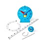 hand2mind Advanced NumberLine Clock Class Set, White/Blue (93412)~#|#~E43F19A7-04A0-457D-9FDE39FA71A7C64B_sc7