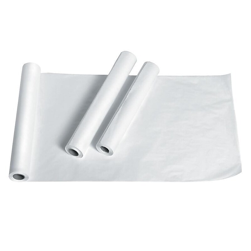 Medline 225'L x 21"W Exam Table Paper, Smooth, 12/Carton (NON23326) image 1