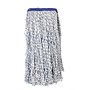 BISON LIFE Kleen Handler Blend String Finishing Wet Mop Head, White/Blue, 24/Pack (BPKH-ES-NMFM-1WBL-24)~#|#~E442D8EF-B452-4D00-83B66DBAD1932C61_sc7