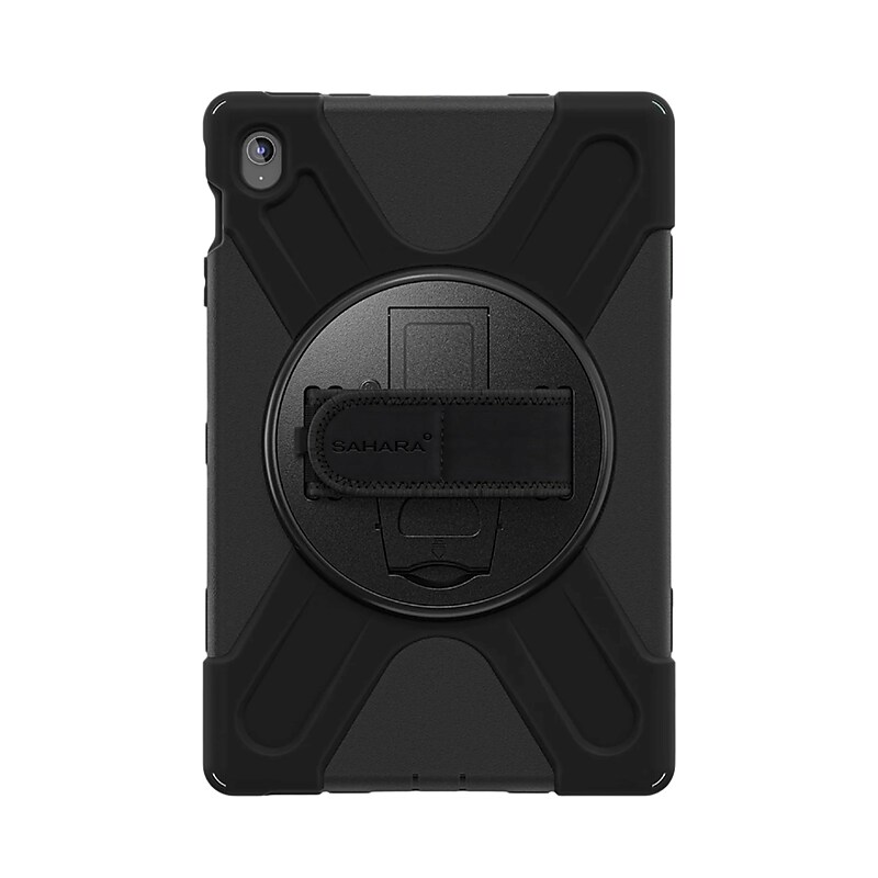 SaharaCase Raider X Series TPU 13.1" Heavy Duty Hand Strap Case for Galaxy Tab S10 FE+, Black (TB00473) image 1
