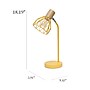 Simple Designs Farmhouse Fusion LED Desk Lamp, 18.19", Yellow Iron (LD2022-YLW)~#|#~E448A99C-AB95-4288-8747E19ABA859B93_sc7