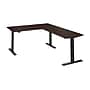 Bush Business Furniture Move 60 Series 60"W L Shaped Adjustable Standing Desk, Mocha Cherry (M6SL6078MRBK)~#|#~E448E393-B538-4161-9126ACF5457FB890_sc7