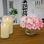 National Tree Company 8" Pink Hydrangea Bouquet in Glass Vase (MT81-7HYD20GLPK)~#|#~E44B7BED-86FF-40D1-A4445FC3159AA238_sc7