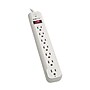 Tripp Lite Protect It! 7-Outlet Surge Protector, 6’, 1080 Joules, Light Gray (TRPSTRIKER)~#|#~E44C3EA5-5669-45B4-8CDFF072C2CF40E6_sc7