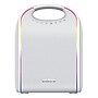 ION Stereo Glow Tone Wireless Bluetooth Portable Speaker with 8-In. Woofer & Lights, Water Resistant, White (GLOWTONEXUS)~#|#~E44ED559-3A1F-47B0-98D47ABD4C7EF4F8_sc7