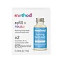 Method Refill + Reuse Foaming Hand Soap Refill, Sea Minerals Scent, 1 Fl. Oz., 2/Pack (356009)~#|#~E456609D-64AC-4A60-AF4ACFB0770EF89F_sc7