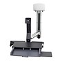 Ergotron StyleView Adjustable Combo Workstation with Medium CPU Holder, Up to 24" Monitor, Polished Aluminum (45-270-026)~#|#~E459833F-7393-428E-AAC46F1A6473D9F0_sc7