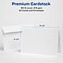 Avery Half-Fold Greeting Cards with Envelopes, 5.5" x 8.5", Matte White, Inkjet, 30/Pack (08316)~#|#~E45C8674-663A-43C7-98733B2DA604BC9A_sc7