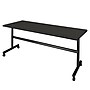 Regency Kobe 72"W x 24"D Foldable Training Room Table, Laminate, Ash Grey (MKFT7224AG)~#|#~E45F9CAA-445C-44A3-9E1450E41A5C9850_sc7