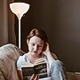 Newhouse Lighting Joey 71" Torchiere Floor Lamp, White (NHFL-JO-WH)~#|#~E465610C-5D1D-4502-A6B1E888E300A4C7_sc7