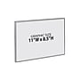 Azar Magnetic Sign Holder, 11" x 8.5", Horizontal, Wall Mounted, Clear, Acrylic, 10/Pack (129922)~#|#~E4680239-3764-4767-865AA75DD6C4FAF6_sc7