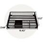TRU RED Mesh Drawer Organizer, 6‑Compartment, Matte Black – Desk & Drawer Storage for Office Supplies~#|#~E469BB33-CD8D-43D1-8A227671309AF673_sc7