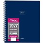 2027 Mead Essentials 9" x 11" Calendar Year Weekly & Monthly Planner, Plastic Cover, Navy (CRW630G2027)~#|#~E46D3F79-C035-4134-951EAA6B21B8F4D4_sc7