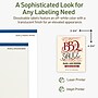 Avery Dissolvable Rectangle Multipurpose Labels, 4.75" x 3.75", Off-white, 100/Pack (94254)~#|#~E46FC52F-0C5A-4709-AAC60337DC3B0FDF_sc7