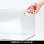 iDesign Large Plastic Storage Bin with Handles, Clear (9237)~#|#~E4709643-5306-4221-923BACA6B381BF5F_sc7