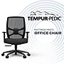Tempur-Pedic ProTask Mesh/Fabric Swivel Executive Task Chair, Black (TP-PROTASK-BLK)~#|#~E472AA68-0836-4BD3-8C8AD168401B5DC9_sc7