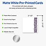 Avery Floral Design Matte Blank Card, White, 90/Pack (S00-F4X)~#|#~E475B684-2C2F-4A9E-B681714A2C269420_sc7