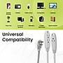 GoGreen Power 8' Extension Cord, 3-Outlet, 16 AWG, White (GG-19608)~#|#~E477153F-289D-42C8-BC8D66FDA0CECE36_sc7