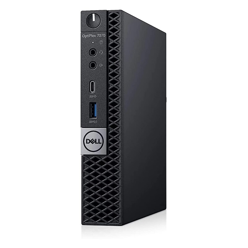 Dell OptiPlex 7070 Micro Refurbished Desktop Computer, Intel Core i5-8500T 2.1GHz, 16GB RAM, 500GB NVMe SSD, Windows 11 Pro image 1