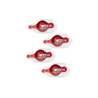 Scotch Double-Sided Adhesive Tape Runner, 16 oz., 4/Pack (6055BNS)