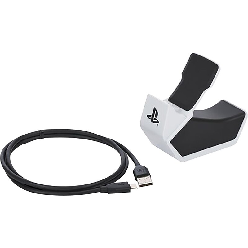 PowerA Charging Stand for DualSense Wireless Controller, White/Black (1522759-01) image 1
